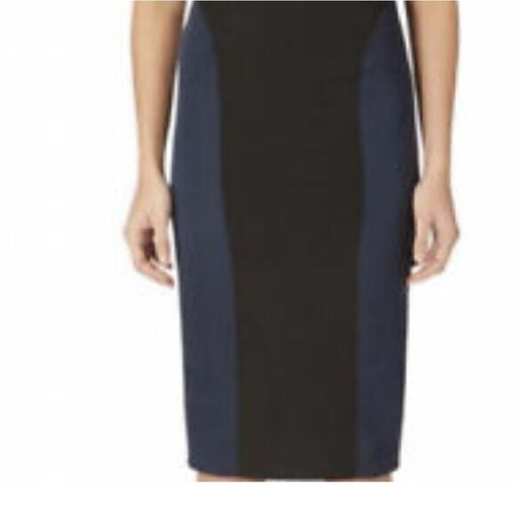 Amanda Wakeley Sz 6 black/blue pencil skirt - Picture 11 of 11